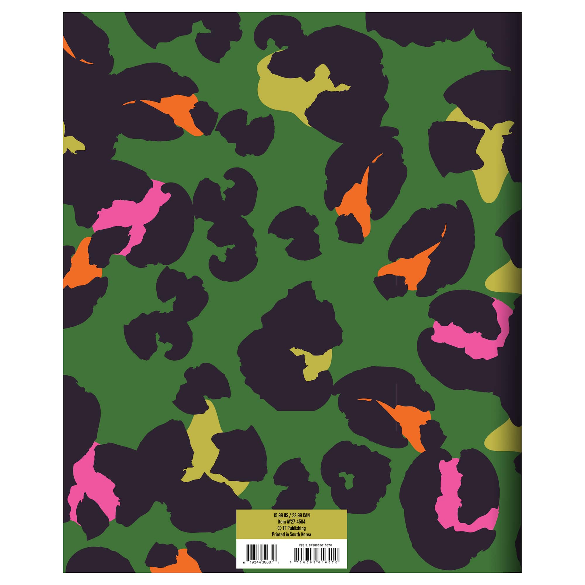 TF Publishing Large 2026-27 Lucky Leopard Monthly Planner